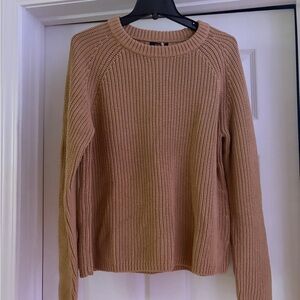 Quince Women's Camel Crew Neck Sweater